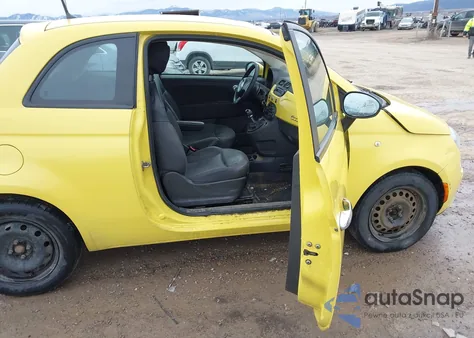 2012 Fiat 500 Pop z USA, uszkodzony, nr VIN 3C3CFFAR6CT183881